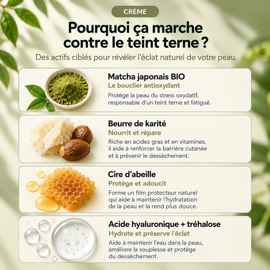 Crème confort au Matcha - 50ml