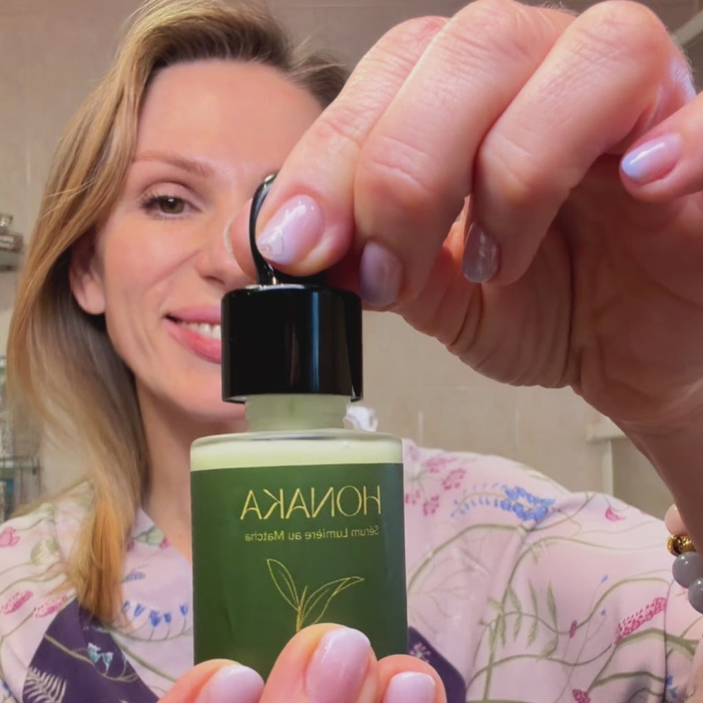 Sérum éclat au Matcha - un concentré d'éclat